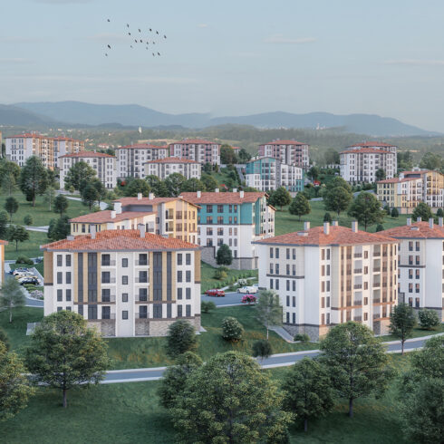 Manisa Kula Bey Mahallesi Toplu Konutları