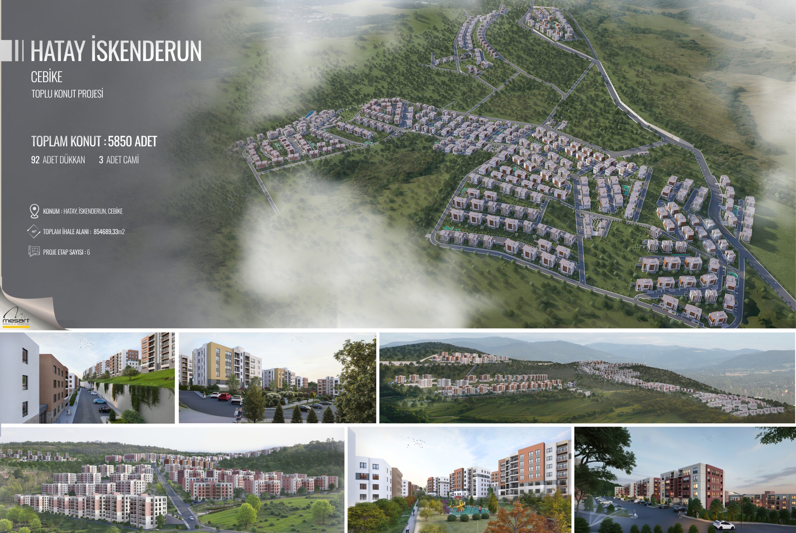 Hatay İskenderun Cebike Mahallesi Toplu Konutları