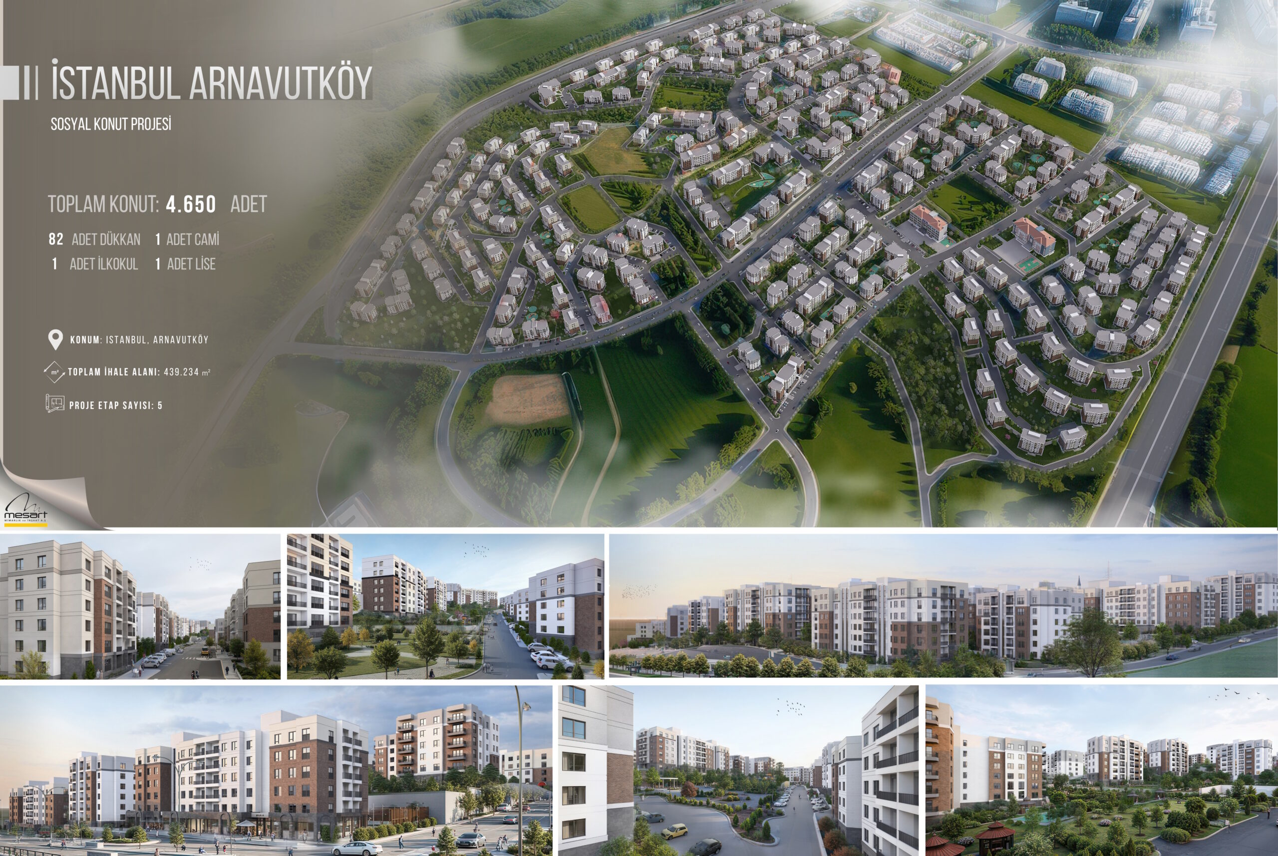 İstanbul Arnavutköy Sazlıbosna Mevki Toplu Konutları